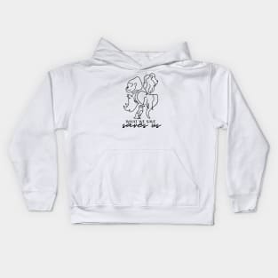 What We Save Saves Us (Black Artwork) Kids Hoodie